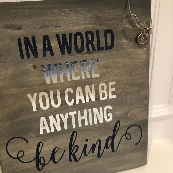 Alex and Ani sliver bangle, letter S - Picture 3 of 4